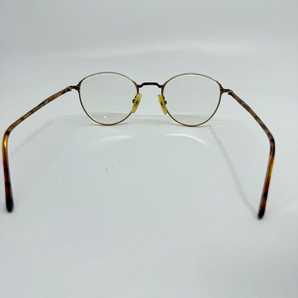 Logo Paris France 663 730 46-20-130 Gold Brown Full Rim Eyeglasses Frame H9818 - Picture 3 of 7